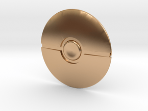 Poke Ball in Polished Bronze