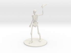 Giant Skeleton in White Natural Versatile Plastic