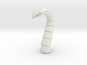 Dragonworm in White Natural Versatile Plastic