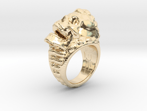 skull ring size 10.5 in 14K Yellow Gold