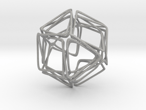 Looped Twisted Cuboctahedron in Aluminum
