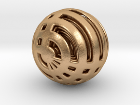 Looped Arrayed Sphere in Natural Bronze