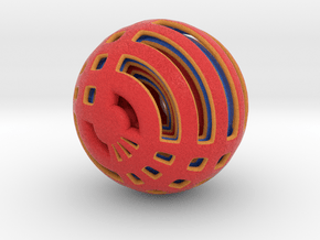 Looped Arrayed Sphere in Natural Full Color Sandstone