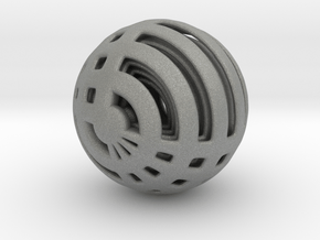 Looped Arrayed Sphere in Gray PA12