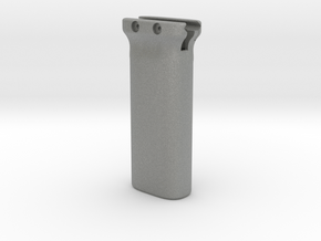 Magpul-style battery holder fore grip for Picatinn in Gray PA12