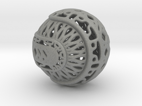 Tree of life sphere perforated in Gray PA12