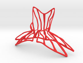 Urban Corset Cage in Red Processed Versatile Plastic: Small