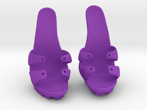 Beaty Shoes in Purple Processed Versatile Plastic: Small