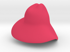Floppy Hat in Pink Processed Versatile Plastic: Small