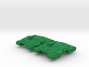 Terrapin Super Heavy Tracked Armor - 3mm in Green Processed Versatile Plastic
