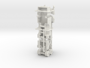 1/87 Pierce Tower Ladder 90's rebuild body in White Natural Versatile Plastic