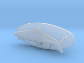 fish trophy S Scale in Smoothest Fine Detail Plastic
