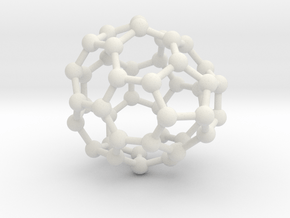 0682 Fullerene c44-54 cs in White Natural Versatile Plastic
