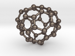 0683 Fullerene c44-55 c2v in Polished Bronzed-Silver Steel