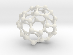 0685 Fullerene c44-57 c1 in White Natural Versatile Plastic