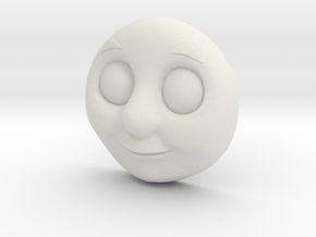 Character No.1 - Smiling in White Natural Versatile Plastic