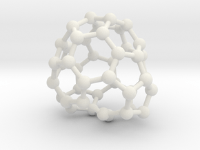 0689 Fullerene c44-61 c1 in White Natural Versatile Plastic