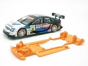 PSSX00401 Chassis for Scalextric Opel Vectra in White Natural Versatile Plastic
