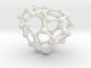 0690 Fullerene c44-62 c1 in White Natural Versatile Plastic