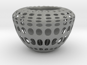 Planter (downloadable) in Gray PA12
