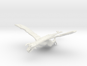 Omni Scale Space Dragon Old Male MGL in White Natural Versatile Plastic
