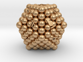 D20 Balanced - Balls (Smooth) in Natural Bronze