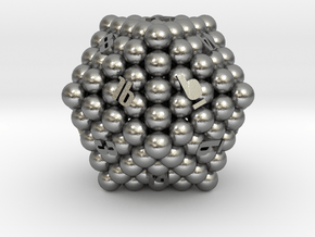 D20 Balanced - Balls (Smooth) in Natural Silver