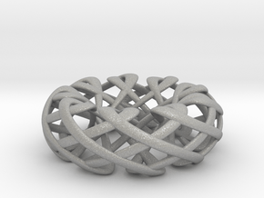 Counter rotating Torus with Celtic knots in Aluminum