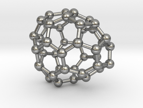 0692 Fullerene c44-64 c1 in Natural Silver