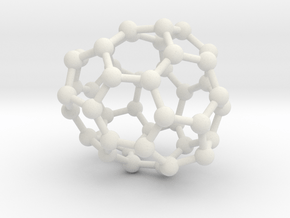 0693 Fullerene c44-65 c1 in White Natural Versatile Plastic