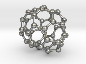 0694 Fullerene c44-66 c1 in Natural Silver