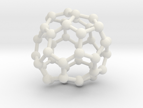 0696 Fullerene c44-68 c1 in White Natural Versatile Plastic