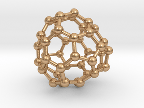 0697 Fullerene c44-69 c1 in Natural Bronze