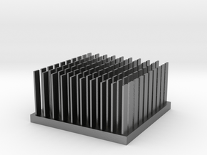 Sterling Silver Heat sink 40x40mm CPU Computer Hea in Natural Silver