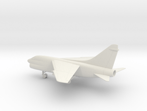 Vought LTV A-7E Corsair II in White Natural Versatile Plastic: 1:100