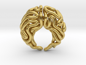 Kohala Pendant in Polished Brass