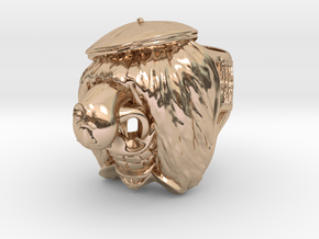 Famous Waggis Ring / 21mm in 14k Rose Gold Plated Brass