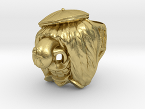 Famous Waggis Ring / 22mm in Natural Brass