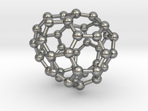 0710 Fullerene c44-82 s4 in Natural Silver