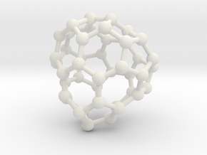 0712 Fullerene c44-84 cs in White Natural Versatile Plastic