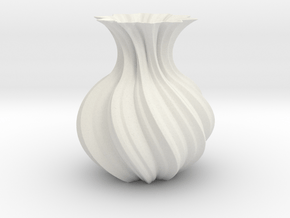 Vase 260 in White Natural Versatile Plastic