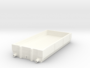 LNWR 2 plank Diagram 2 in White Processed Versatile Plastic