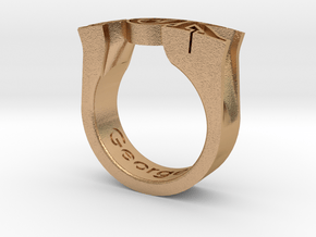 PhiThetaKappa Ring Size 10.5 in Natural Bronze