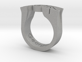 PhiThetaKappa Ring Size 10.5 in Aluminum