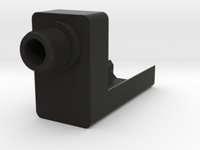 Frame-Mounted Barrel Adapter for G17  in Black Premium Versatile Plastic