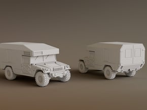 Humvee Ambulance Scale: 1:200 in Tan Fine Detail Plastic