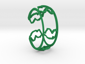 New Jersey Bracelet in Green Processed Versatile Plastic