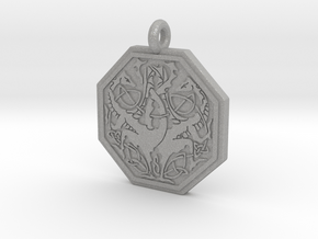 Dragon Octagonal Celtic Pendant in Aluminum