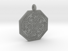 Cerridwen Octagonal Pendant in Gray PA12