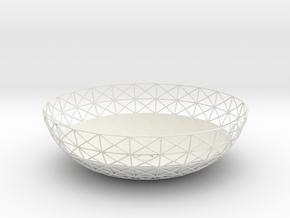 Semiwire Bowl in White Natural Versatile Plastic